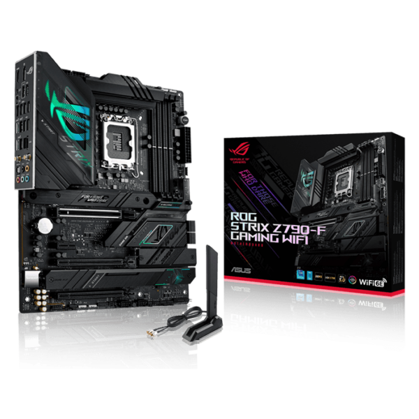 Asus ROG Strix Z790-F Gaming WiFi ntel® Z790 LGA 1700 ATX motherboard with 16 + 1 power stages, DDR5 memory support