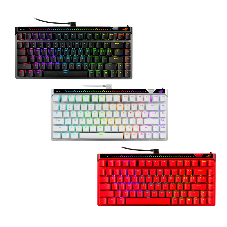 ASUS ROG Falchion Ace 75 HE Wired Magnetic Gaming Keyboard – 75% Layout, HFX V2 Hall Effect Switches, 8000Hz