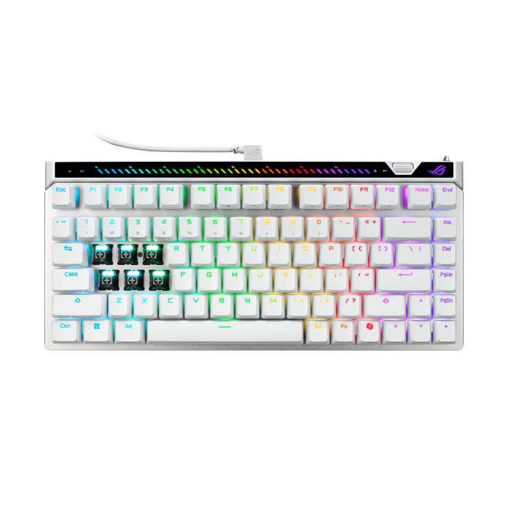 ASUS ROG Falchion Ace 75 HE Wired Magnetic Gaming Keyboard – 75% Layout, HFX V2 Hall Effect Switches, 8000Hz
