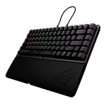 ASUS ROG Falcata Split Wireless Magnetic Gaming Keyboard – 75% Ergonomic Split Layout, HFX V2 Hall Effect Switches, 8000Hz