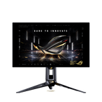 ASUS ROG Swift OLED Edition 20 monitor displaying gaming visuals on its 26.5-inch Tandem OLED screen