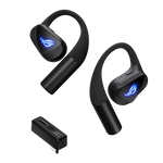 ASUS ROG Cetra Open Wireless Gaming Earbuds – Bluetooth 6.0, 2.4GHz SpeedNova, Black