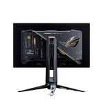 Semi-transparent rear panel and gold-plated accents of the ASUS PG27AQWP-G Edition 20 monitor