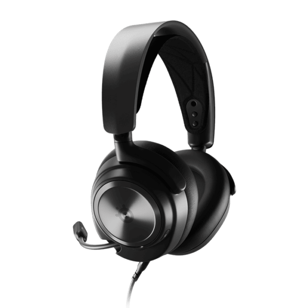 SteelSeries Arctis Nova Pro Wired – Multi-System Gaming Headset – Hi-Res Audio – 360° Spatial Audio – GameDAC Gen 2 – ClearCast Gen 2 Mic – PC, PS5, PS4, Switch