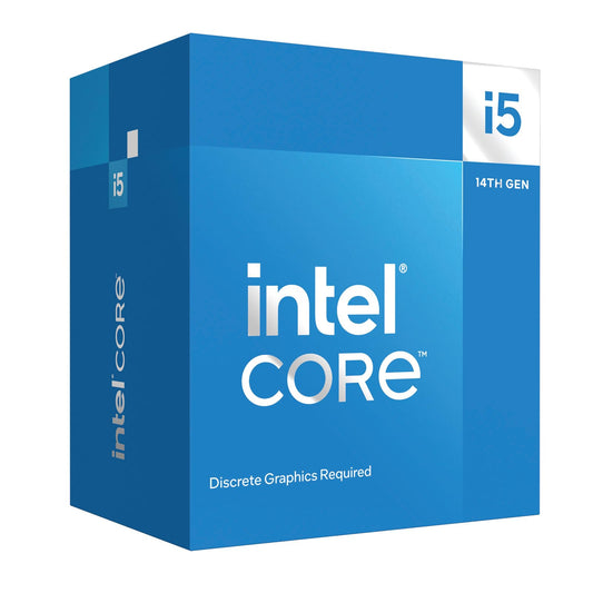 Intel Core i5-14400F desktop processor boxed retail package