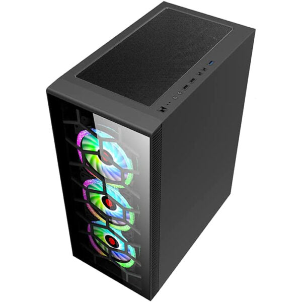 Coolflow Black pc (INTEL CORE I5-12400F, 32GB RAM, RTX3060 12GB GPU)