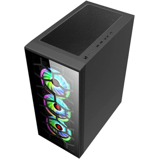 Coolflow Black pc (INTEL CORE I5-12400F, 32GB RAM, RTX3060 12GB GPU)