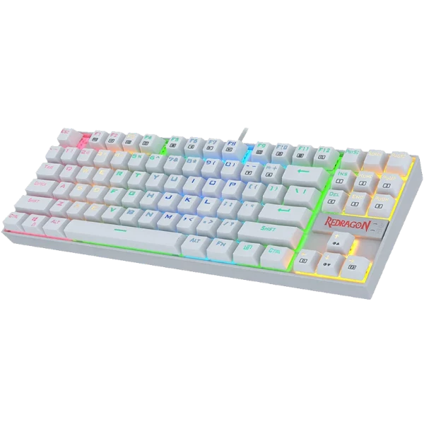 Redragon KUMARA Mechanical Gaming Keyboard White-Red switch