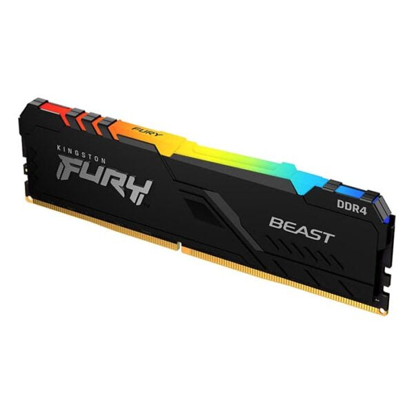 Kingston Fury Beast 32GB DDR4 RGB Desktop Memory, 3200Mhz