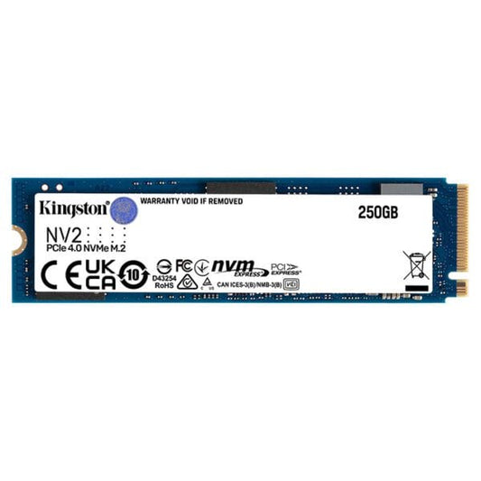 Kingston NV2 250GB PCIe Gen 4.0 NVME M.2 Internal SSD