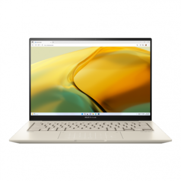 ASUS ZENBOOK 14 UX3404VC-OLEDI9SG | Intel i9 13900H, 16GB RAM, 1TB SSD, 14.5"OLED 2.8K (2880x1800), 4GB NVIDIA RTX3050, Win11 Home, Eng-Arabic K/B, Sandstone Beige