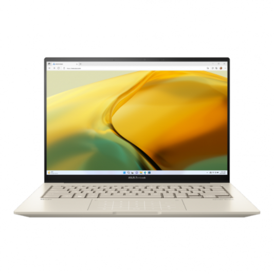 ASUS ZENBOOK 14 UX3404VC-OLEDI9SG | Intel i9 13900H, 16GB RAM, 1TB SSD, 14.5"OLED 2.8K (2880x1800), 4GB NVIDIA RTX3050, Win11 Home, Eng-Arabic K/B, Sandstone Beige