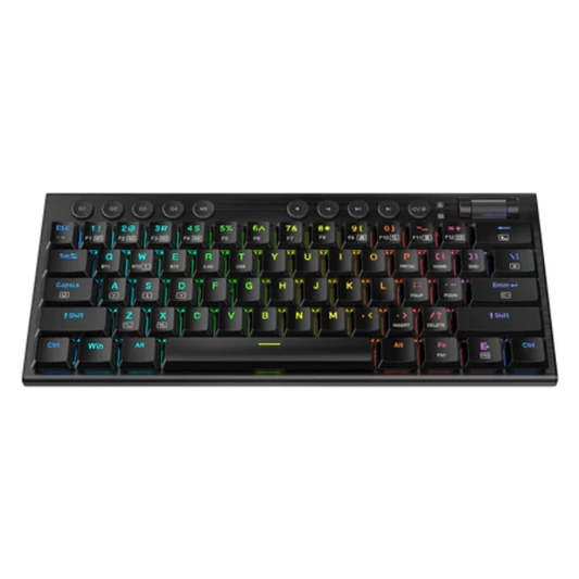 Redragon K632 PRO Noctis 60% Wireless RGB Mechanical Keyboard, Bluetooth/2.4Ghz/Wired Tri-Mode Ultra-Thin Low Profile Gaming Keyboard