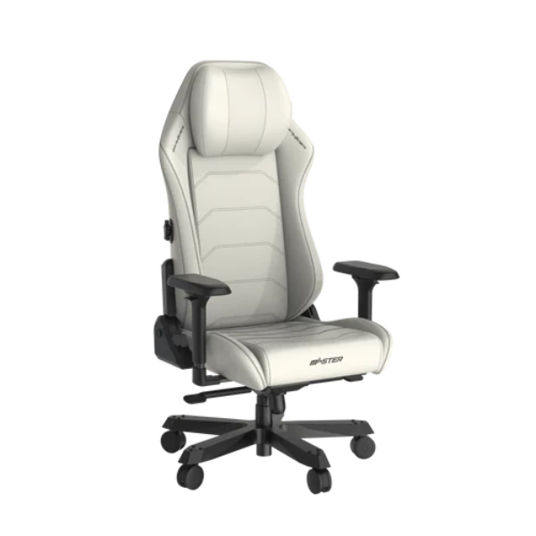DXRacer I238S Master Series Gaming Chair, Microfiber Leather, 4D Armrests - White