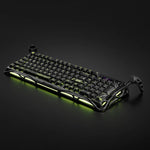 GravaStar Mercury K98 Pro 98% Wireless Mechanical Gaming Keyboard with TFT Display – Phantom Black