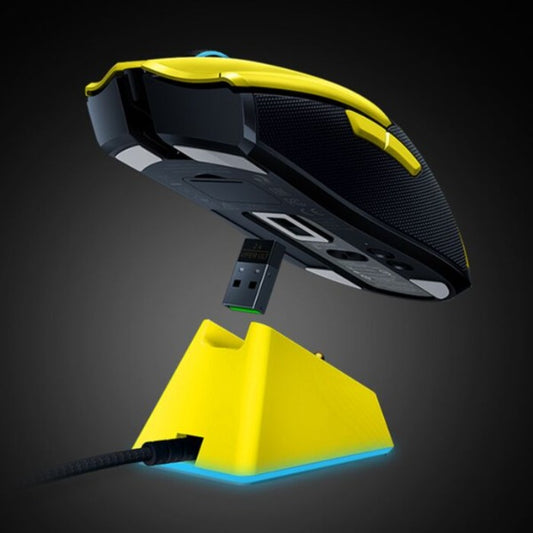 Razer Viper Ultimate with Charging Dock – Cyberpunk 2077 Edition Ambidextrous Gaming Mouse