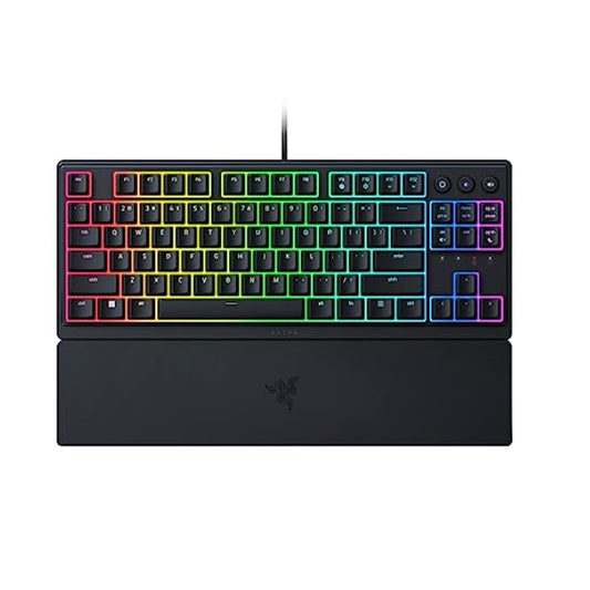 Razer Ornata V3 Tenkeyless - Low Profile Gaming Mechanical Membrane Wired Keyboard-Black