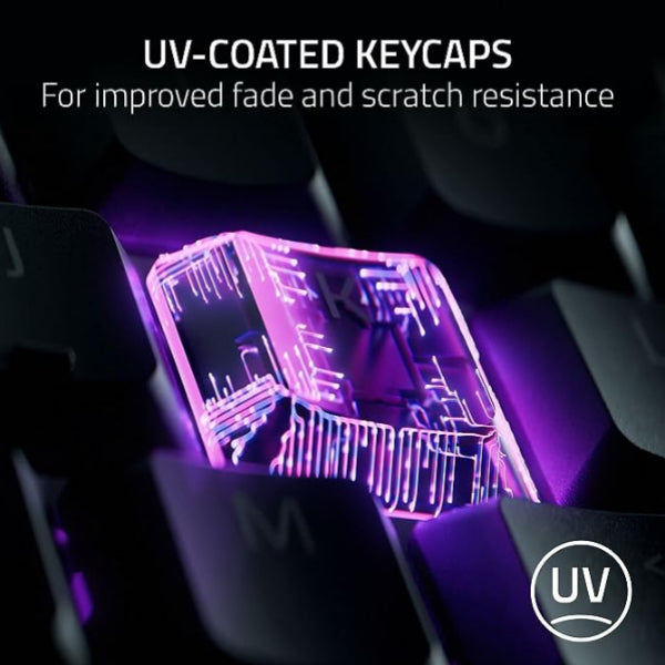Razer Ornata V3 Tenkeyless - Low Profile Gaming Mechanical Membrane Wired Keyboard-Black