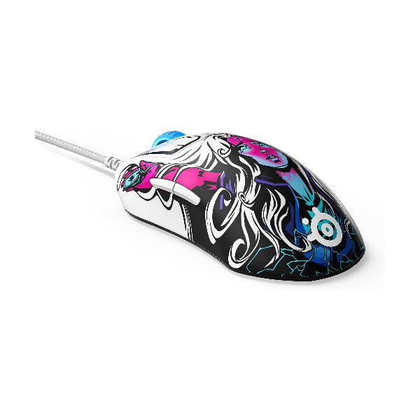 SteelSeries Prime Neo Noir - FPS Gaming Mouse – 18,000 CPI TrueMove Pro Optical Sensor – 5 Programmable Buttons – Magnetic Optical Switches – Brilliant Prism RGB Lighting