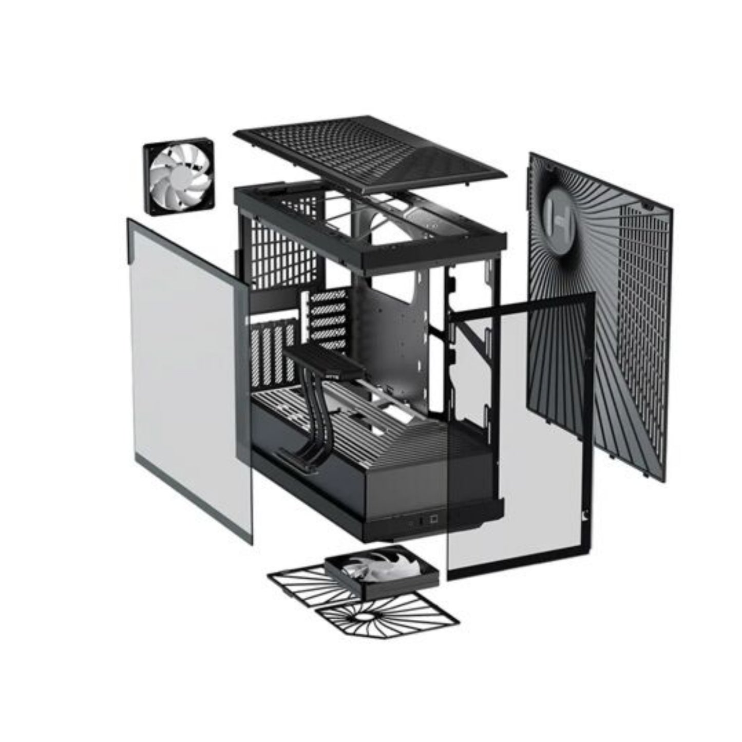 HYTE Y40 Mid-Tower S-Tier Aesthetic Case - Black