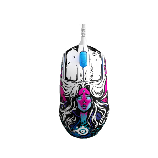 SteelSeries Prime Neo Noir - FPS Gaming Mouse – 18,000 CPI TrueMove Pro Optical Sensor – 5 Programmable Buttons – Magnetic Optical Switches – Brilliant Prism RGB Lighting