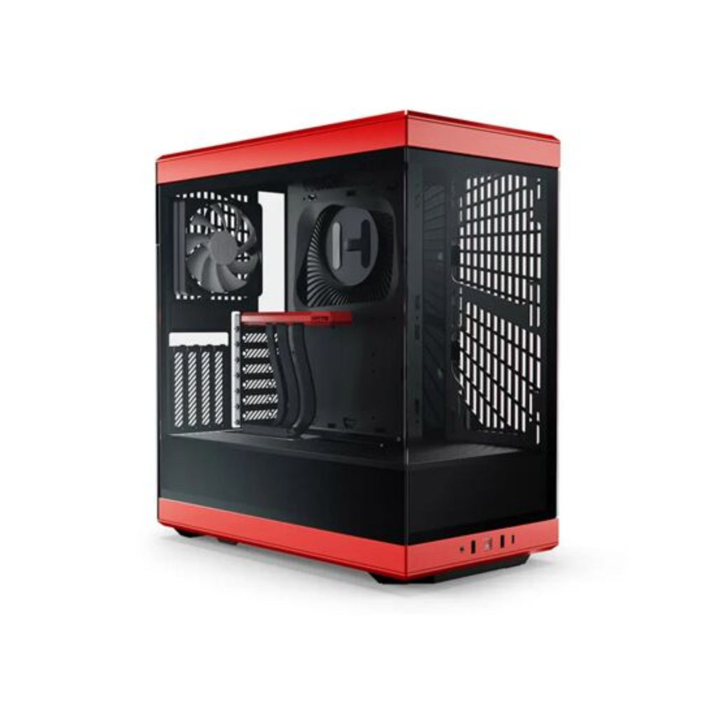 HYTE Y40 Mid-Tower S-Tier Aesthetic Case - Black/Red