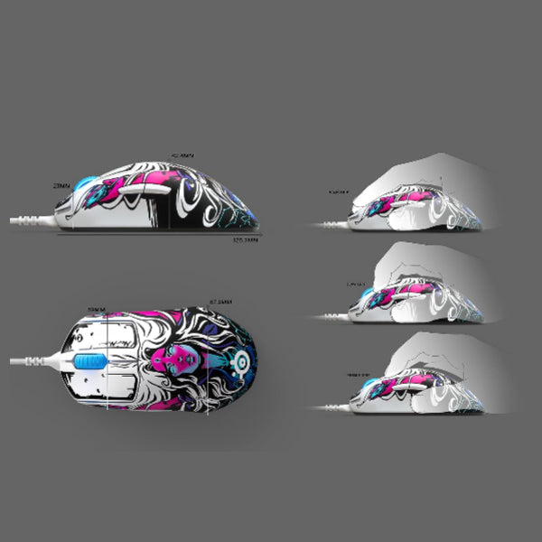 SteelSeries Prime Neo Noir - FPS Gaming Mouse – 18,000 CPI TrueMove Pro Optical Sensor – 5 Programmable Buttons – Magnetic Optical Switches – Brilliant Prism RGB Lighting