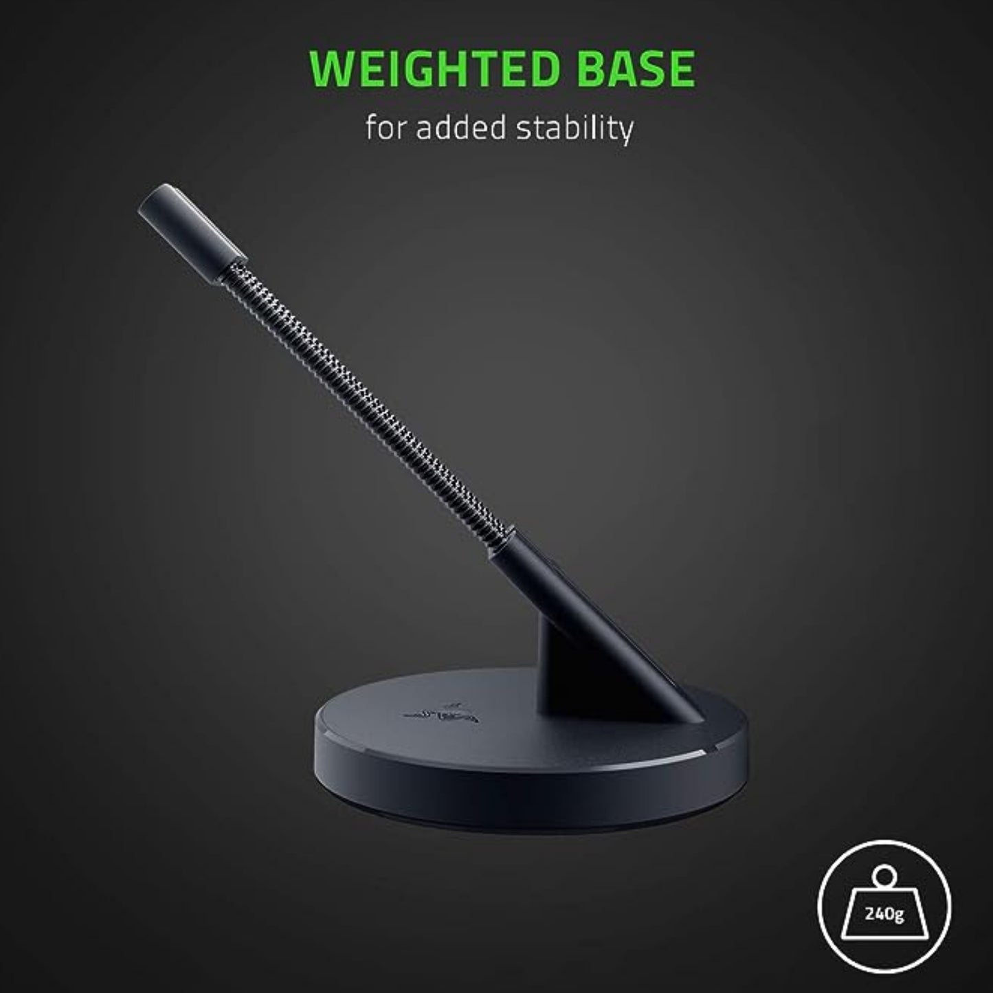Razer Mouse Bungee V3 - Mouse Cable Holder (Spring Arm with Cable Clip, Heavy Non-Slip Base, Cable Management) Black