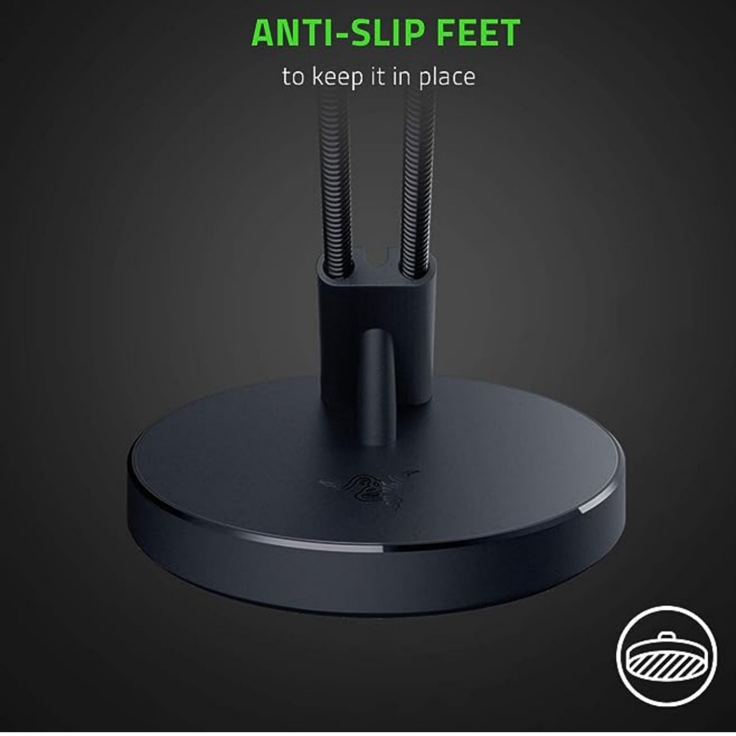 Razer Mouse Bungee V3 - Mouse Cable Holder (Spring Arm with Cable Clip, Heavy Non-Slip Base, Cable Management) Black