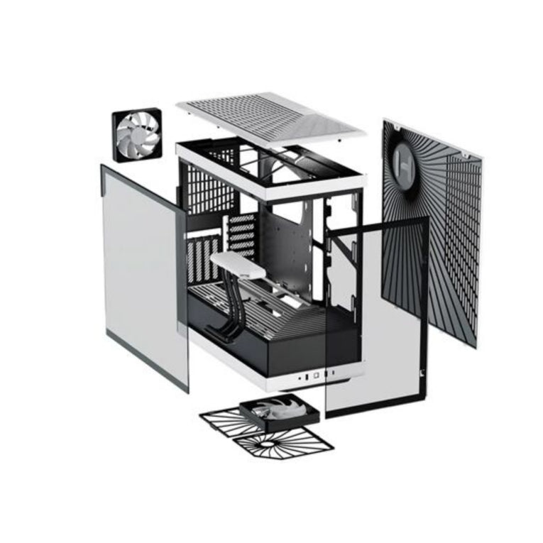 HYTE Y40 Mid-Tower S-Tier Aesthetic Case - Black/White