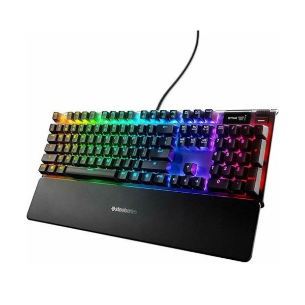SteelSeries Apex 7 Red Switch Mechanical Gaming Keyboard - Black