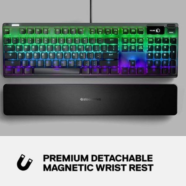 SteelSeries Apex 7 Red Switch Mechanical Gaming Keyboard - Black