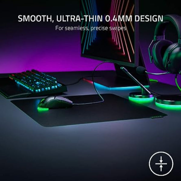 Razer Sphex V3 Hard Gaming Mouse Mat: Ultra-Thin Form Factor - Tough Polycarbonate Build - Adhesive Base - Large