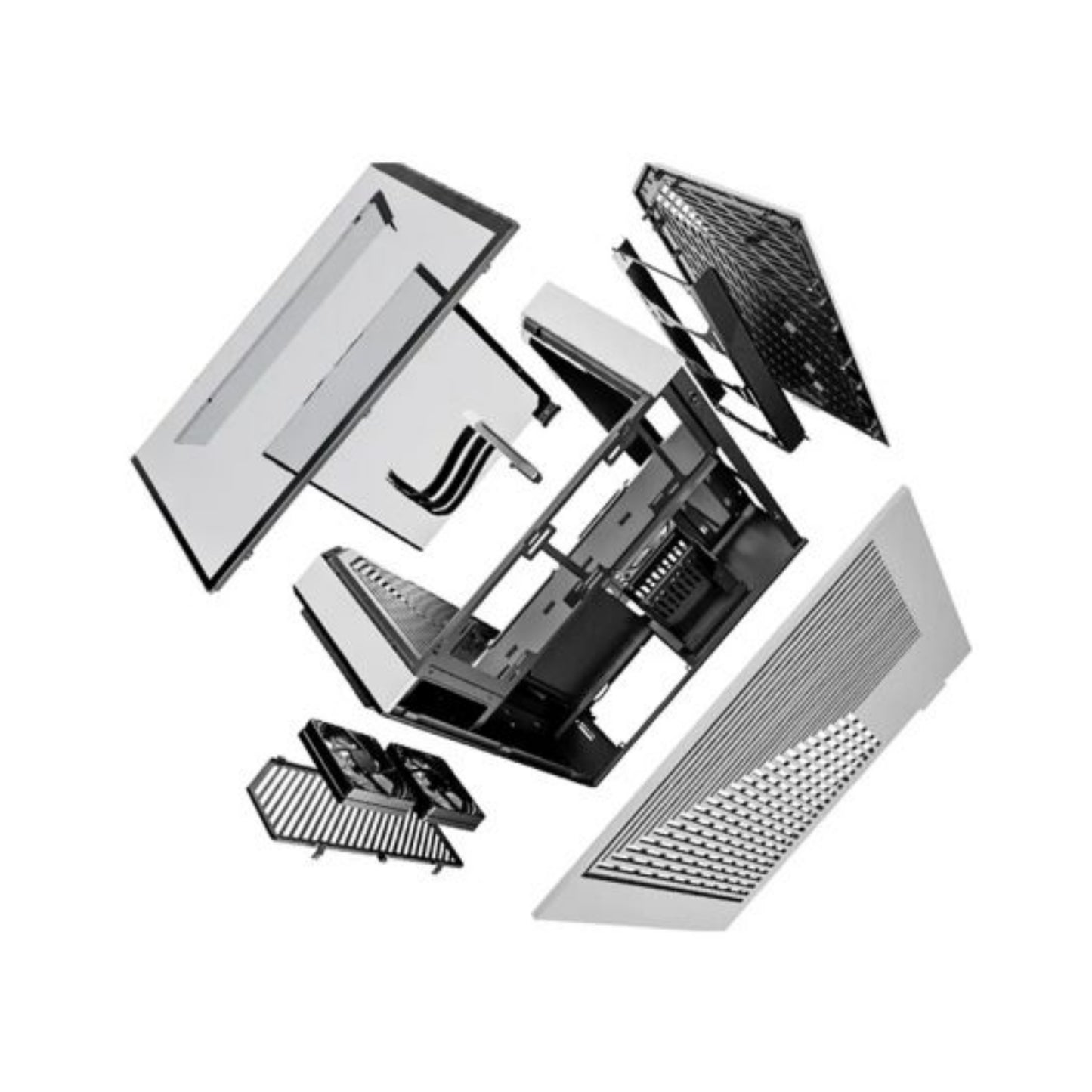 HYTE Y60 Mid-Tower Modern Aethetic Case - Black & White
