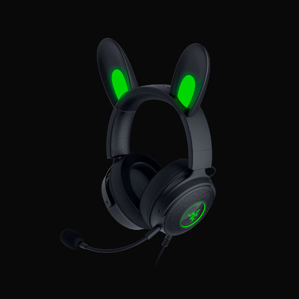 Razer Kraken Kitty V2 Pro - Black Wired RGB Headset with Interchangeable Ears