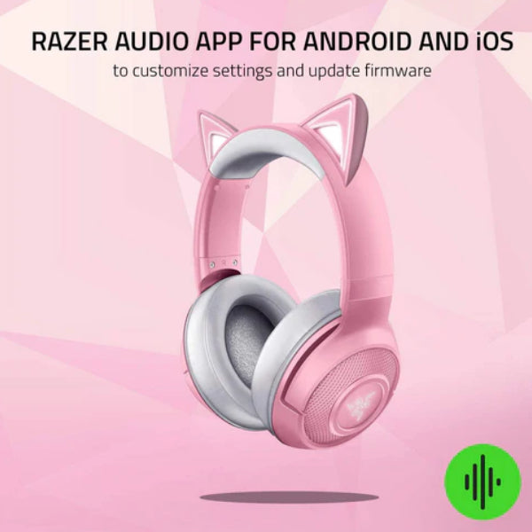 Razer Kraken BT Kitty  Edition  Wireless  Bluetooth  Headset (QUARTZ)