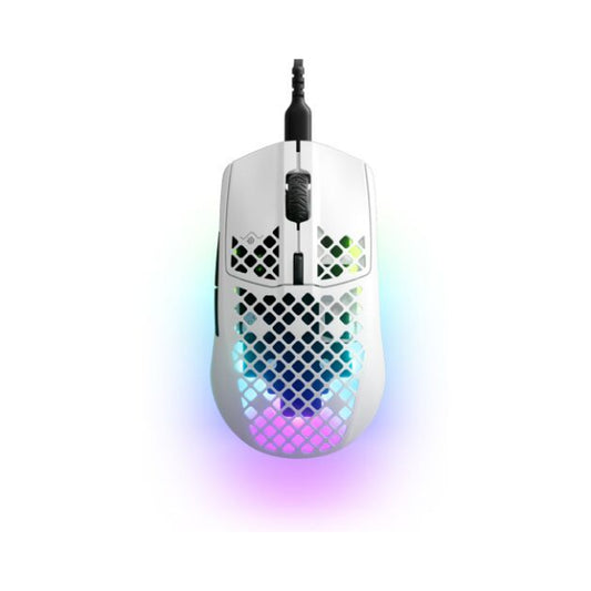 SteelSeries Aerox 3 (2022) Wired Gaming Optical Mouse - Snow