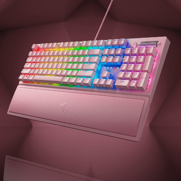 Razer BlackWidow V3 - Green Switch - US - Quartz Mechanical Gaming Keyboard with Razer Chroma RGB