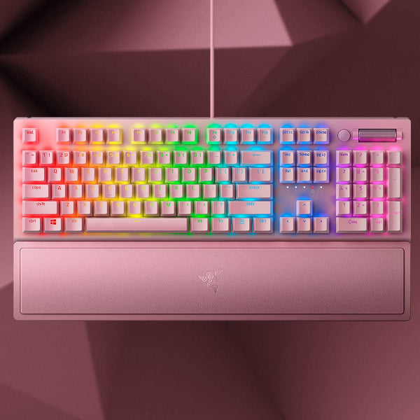 Razer BlackWidow V3 - Green Switch - US - Quartz Mechanical Gaming Keyboard with Razer Chroma RGB