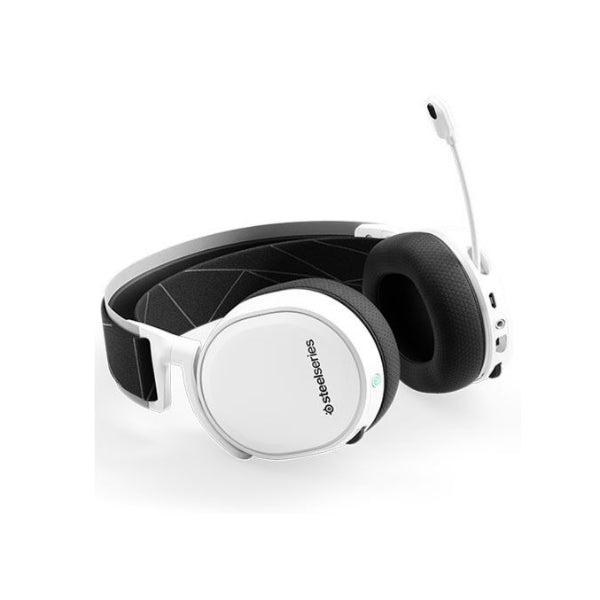 SteelSeries Arctis 7 2019 Best Wireless Gaming Headset For PC, Mac, Nintendo, PS4, Mobile - White
