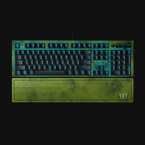 Razer BlackWidow V3 - Green Switch - US - Halo Infinite Mechanical Gaming Keyboard with Razer Chroma RGB