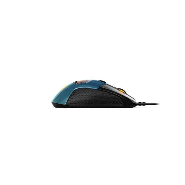 SteelSeries Rival 310 PUBG Edition Gaming Mouse, 12,000 CPI TrueMove3 Optical Sensor, Split-Trigger Buttons, RGB Lighting - Black / Blue