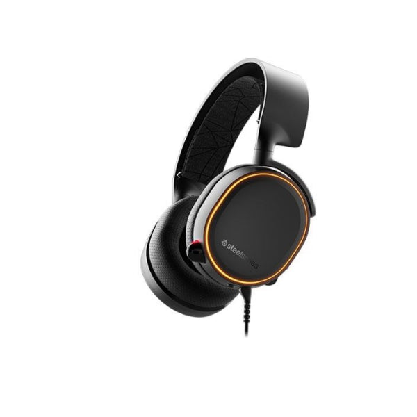 SteelSeries Arctis 5 2019 7.1 Surround RGB Wired Gaming Headset For PC, Mac, PS5, Mobile - Black