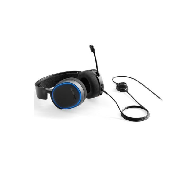 SteelSeries Arctis 5 2019 7.1 Surround RGB Wired Gaming Headset For PC, Mac, PS5, Mobile - Black