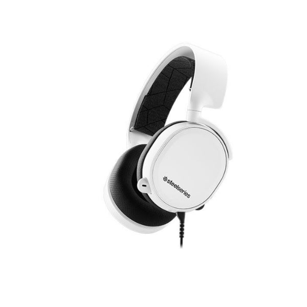 SteelSeries Arctis 3 2019 All-Platform Gaming Headset For PC, PS4, Xbox One, Nintendo, VR, Android, And IOS - White