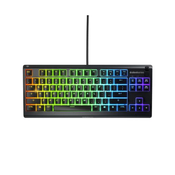 SteelSeries Apex 3 TKL Wired Membrane Gaming Keyboard- Black
