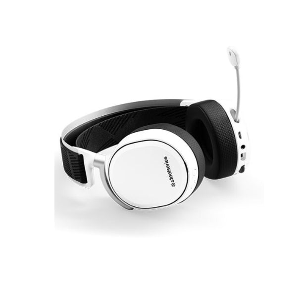 SteelSeries Arctis Pro Wireless Lossless High Fidelity Wireless Gaming Headset + Bluetooth For PS4 And PC - White