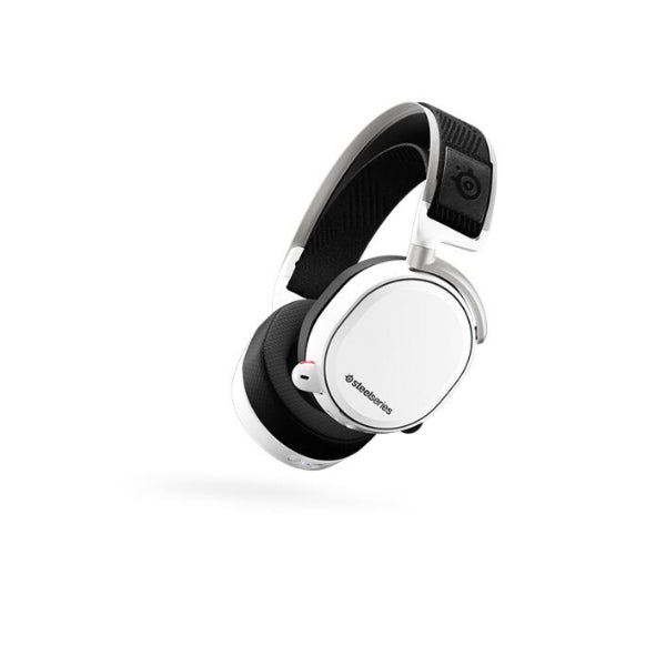 SteelSeries Arctis Pro Wireless Lossless High Fidelity Wireless Gaming Headset + Bluetooth For PS4 And PC - White