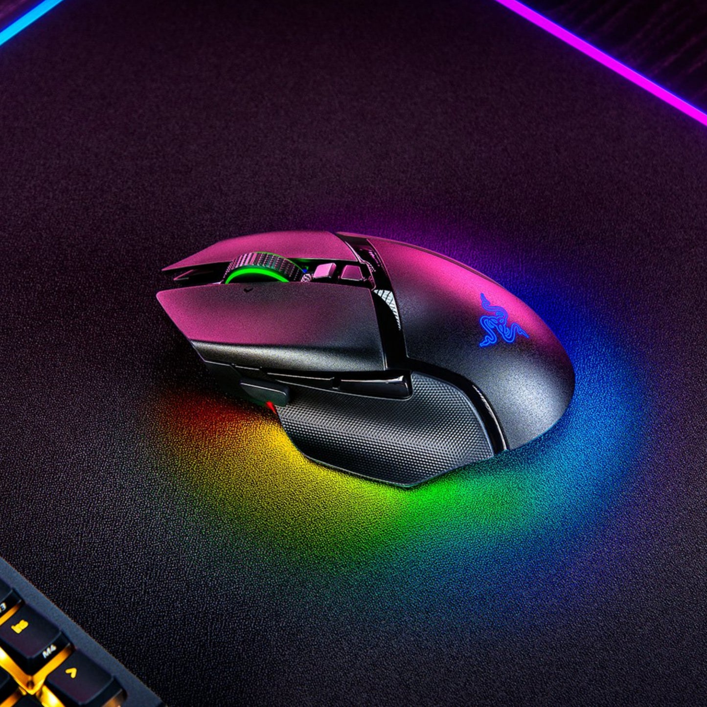 Razer Basilisk V3 Pro - Black Customizable Wireless Gaming Mouse with Razer HyperScroll Tilt Wheel