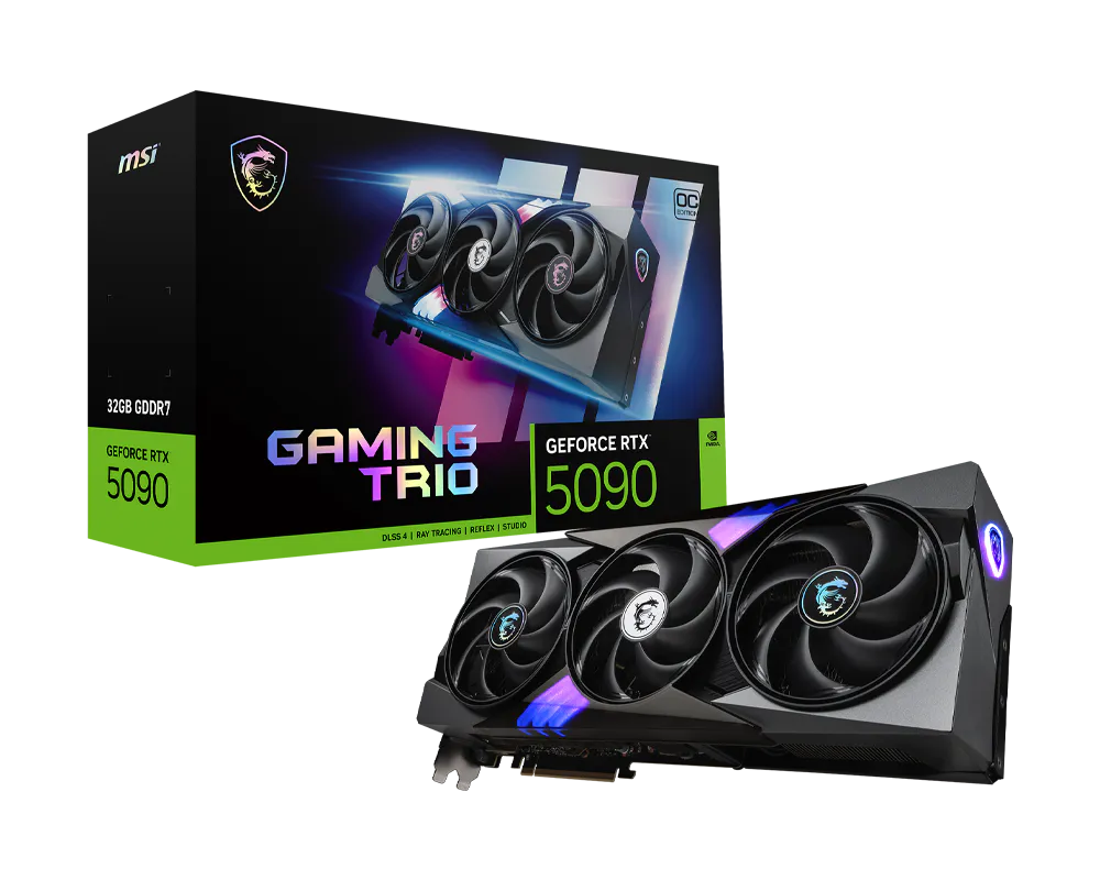 MSI GeForce RTX™ 5090 32G GAMING TRIO OC Graphics Card